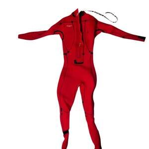 XTERRA Wetsuit Mens Medium Red Full Body Triathlon Swim Suit